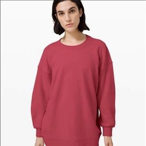 lululemon perfectly oversized crew Chianti 4